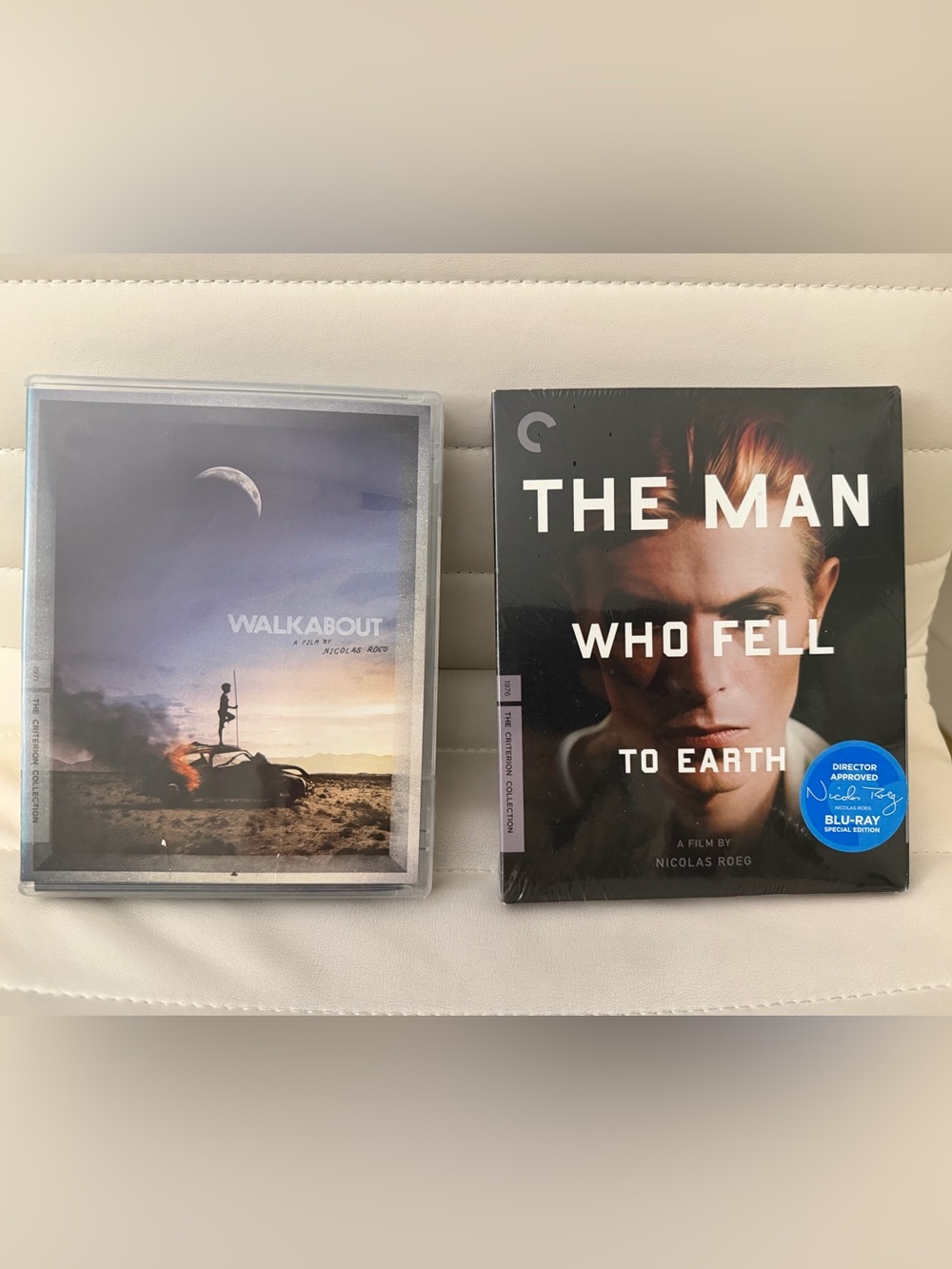 Nicolas Roeg Criterion Blu-ray OOP Bundle The Man Who Fell To Earth + Walkabout